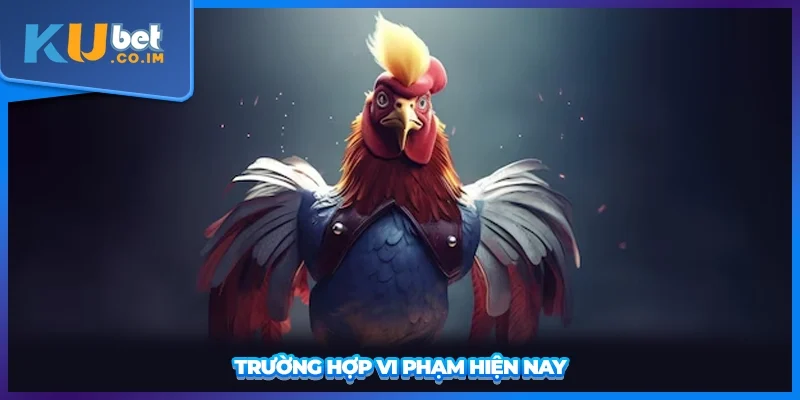 Trường hợp vi phạm hiện nay